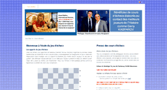 Desktop Screenshot of jouer-aux-echecs.com